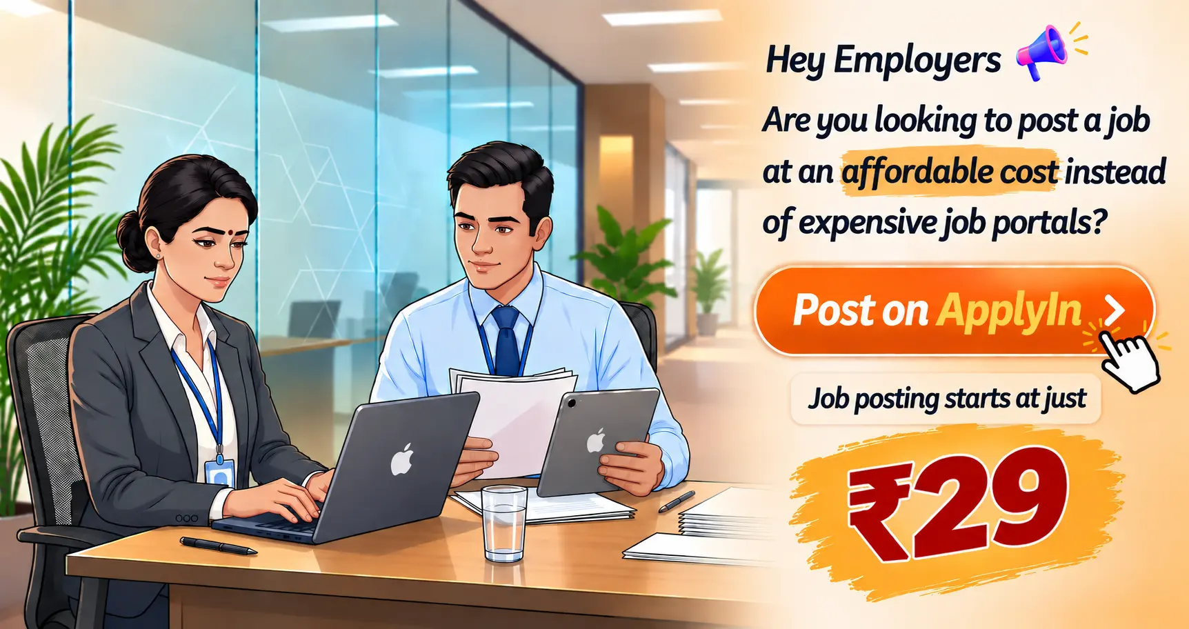 Post a Job on ApplyIn